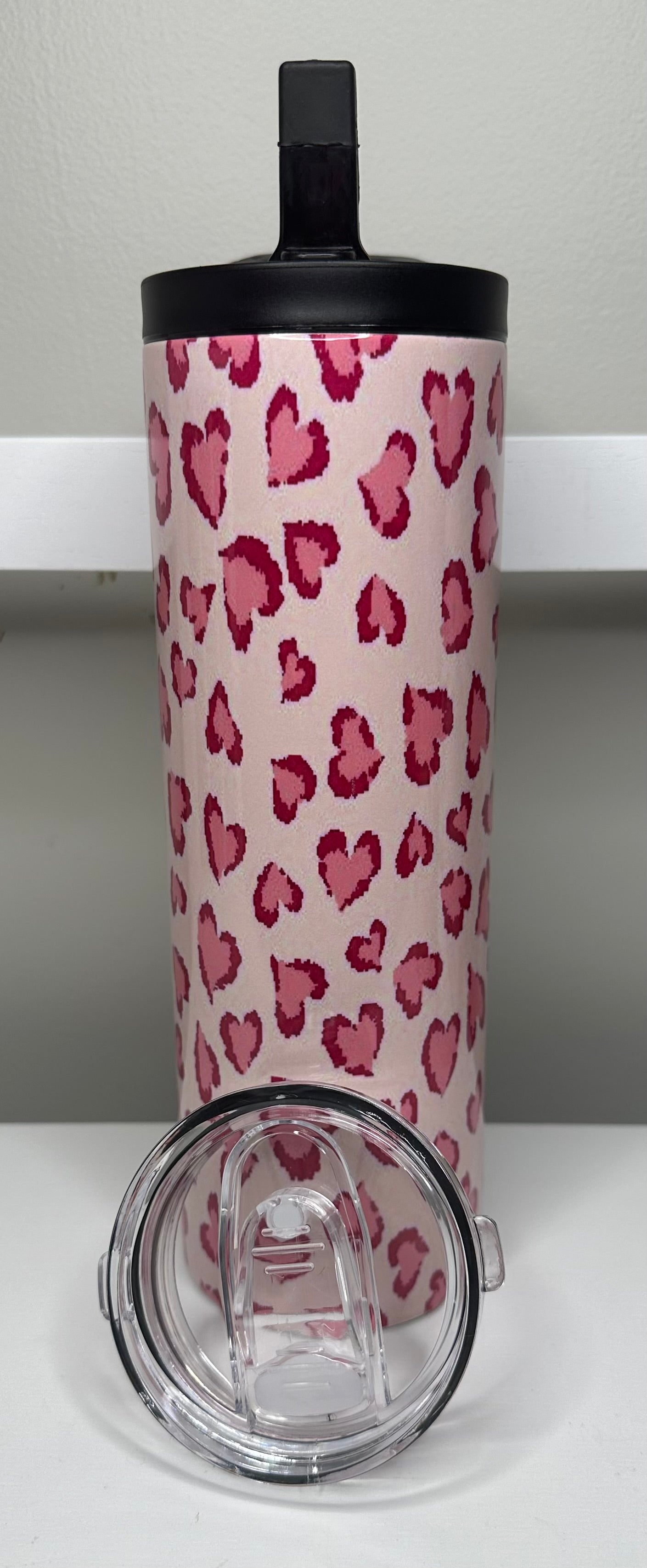 Pink heart cheetah print Hydro duo
