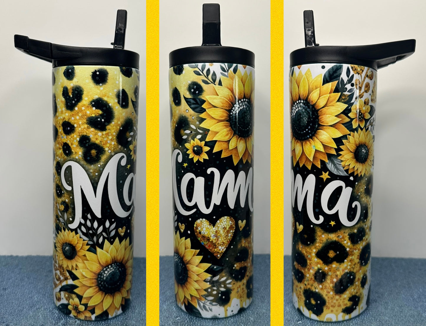Sunflower Mama 20oz Hydro duo