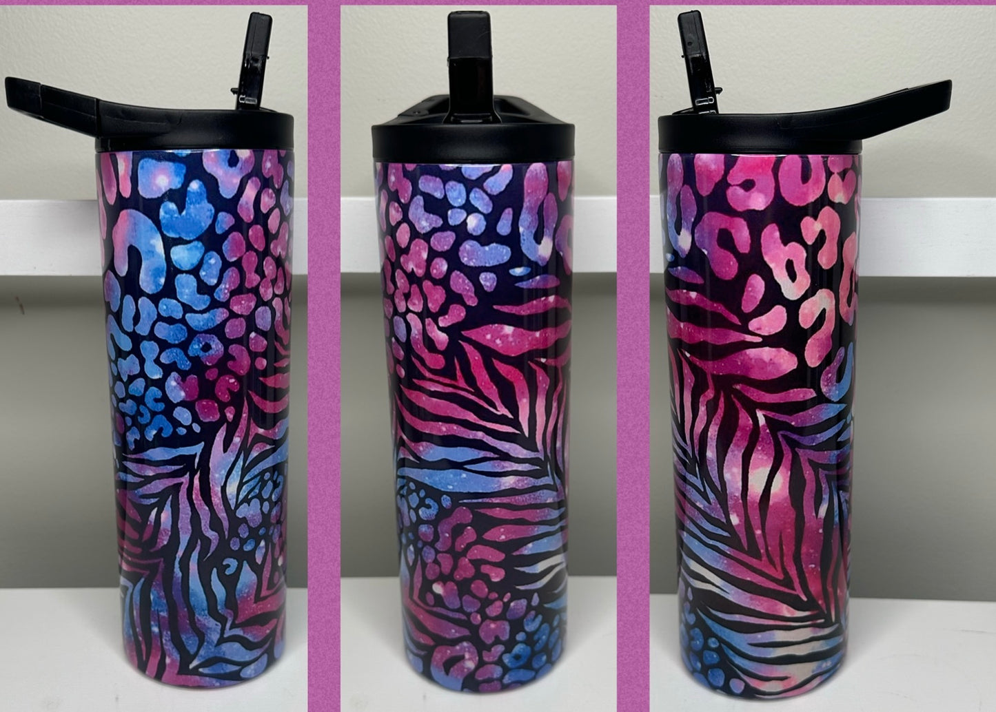Galaxy zebra/cheetah print Hydro duo