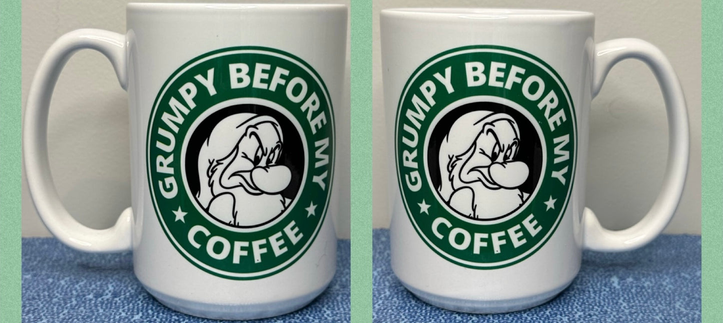 Grumpy Before Coffee 15oz mug