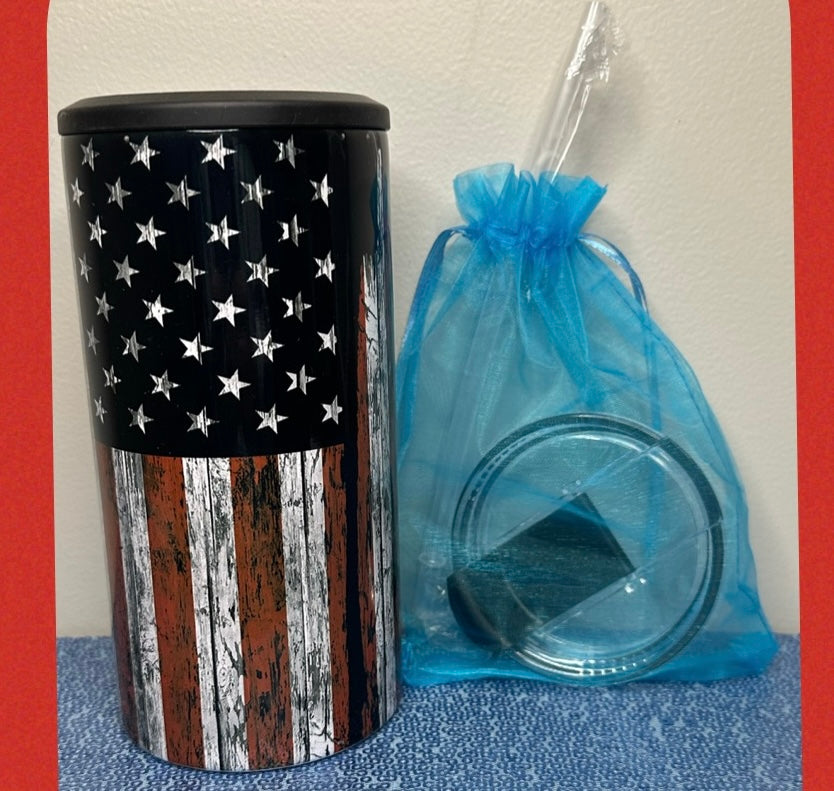 Flag 4 in 1 can cooler