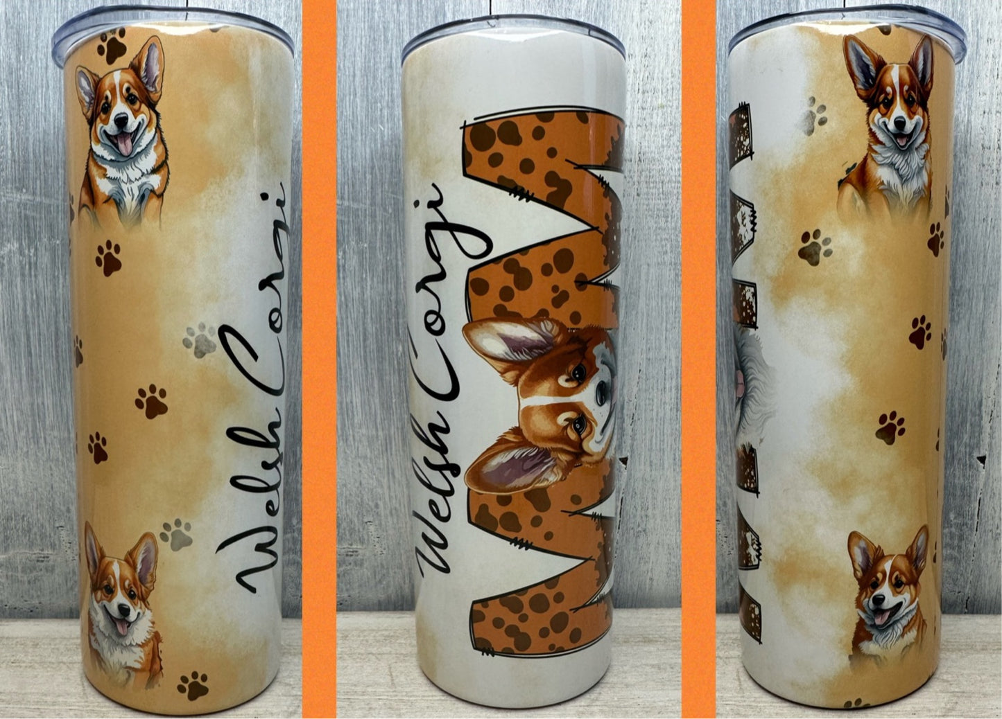 Corgi Dog Mom 20oz tumbler