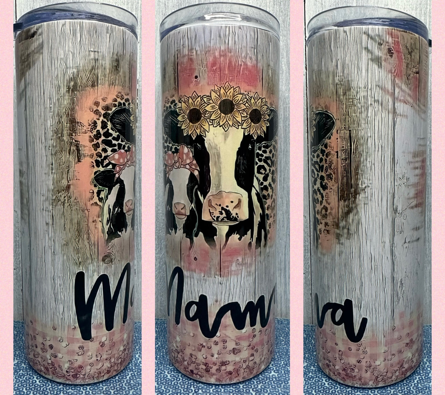 Mama cow 20 oz tumbler