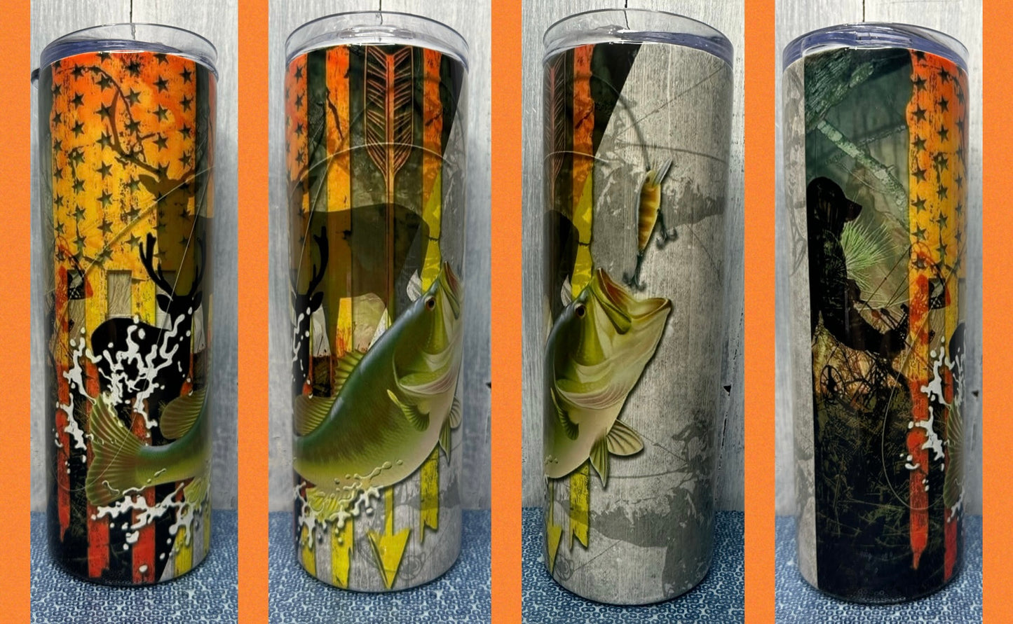 Fishing & hunting 20 oz tumbler