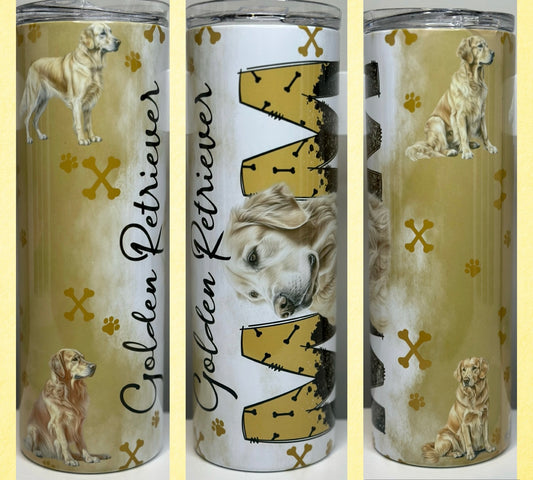 Golden Retriever Dog Mom 20oz Tumbler