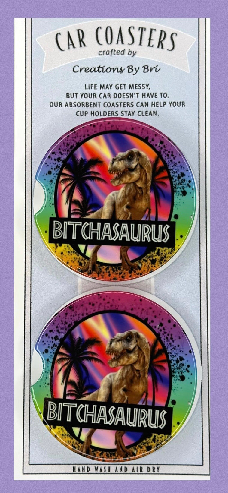*it*hasaurus car coasters