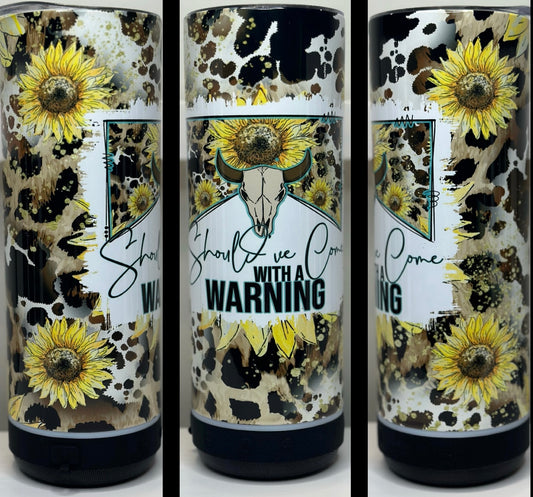 Should’ve come with a warning 20oz Speaker tumbler