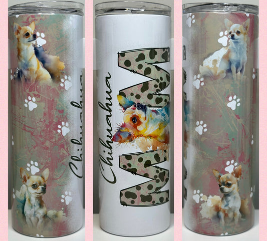 Chihuahua Dog Mom 20oz Tumbler
