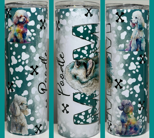 Poodle Dog Mom 20oz Tumbler