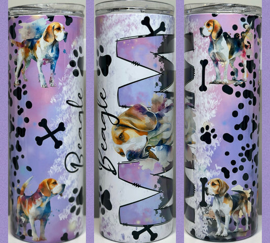 Beagle Dog Mom 20oz Tumbler
