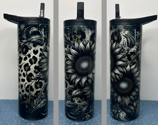 Cheetah Sunflower 20oz Hydro Duo