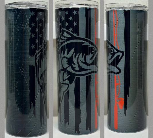 Flag Fishing 20oz Tumbler
