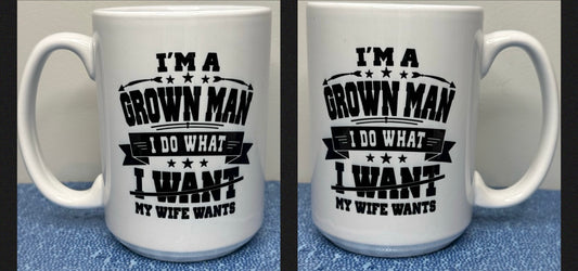 Grown Man 15oz mug