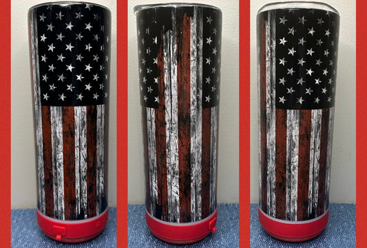 Flag 20oz Bluetooth Speaker tumbler