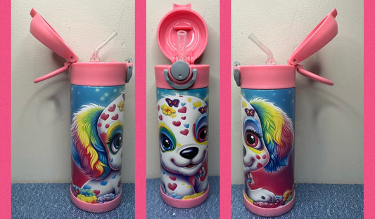 Rainbow Puppy 12oz sippy