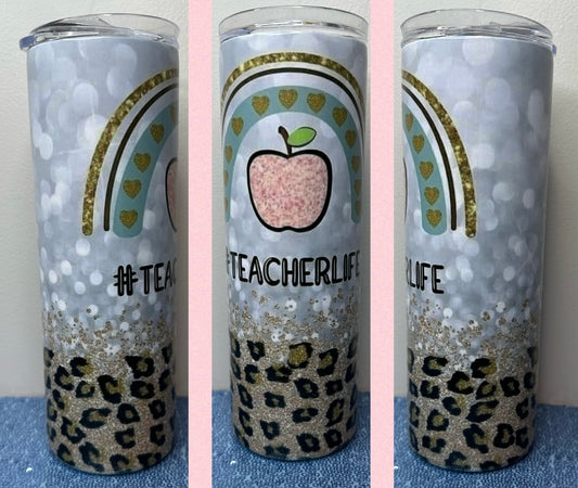 Apple Teacher Life 20oz tumbler