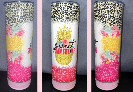 Sweet Summertime 20oz pineapple Speaker Tumbler