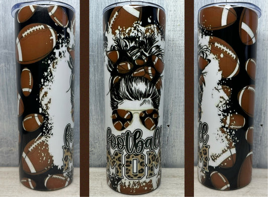 Football Mom 20oz tumbler