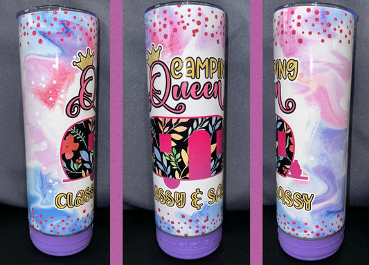 Camping Queen 20oz Speaker Tumbler