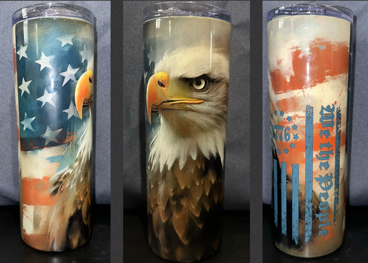 We the people Eagle 20oz tumbler