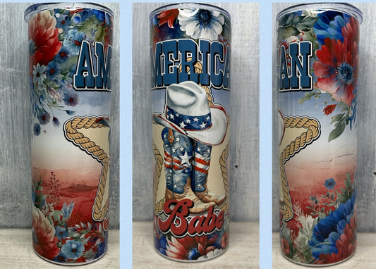 American Babe 20oz tumbler