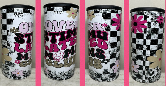 Over Stimulated Moms Club 4 in 1 can cooler