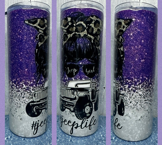 Jeep life 20 oz tumbler