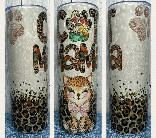 Cat mama 20oz tumbler