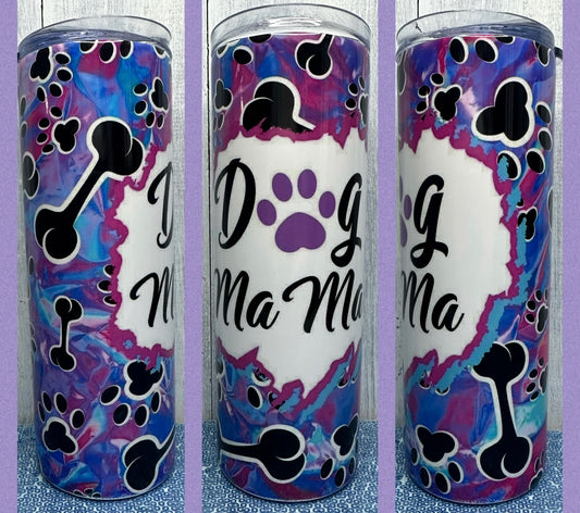 Dog mama 20 oz tumbler