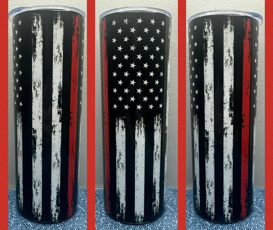 Back the red 20oz tumbler