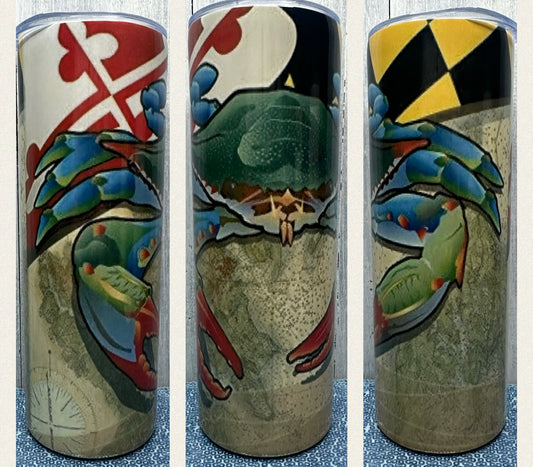 Maryland crab 20oz tumbler