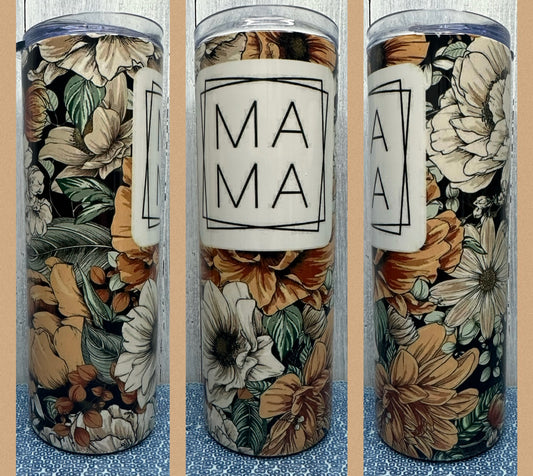 Mama floral 20oz tumbler